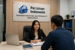 Konsultasi hukum terkait jasa perizinan CV di Jakarta resmi.