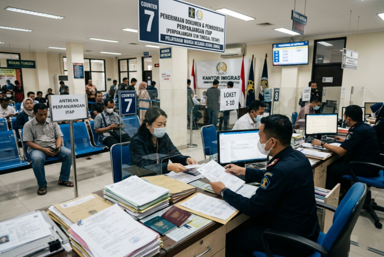 Kantor imigrasi tempat pengurusan perpanjangan izin tinggal tetap