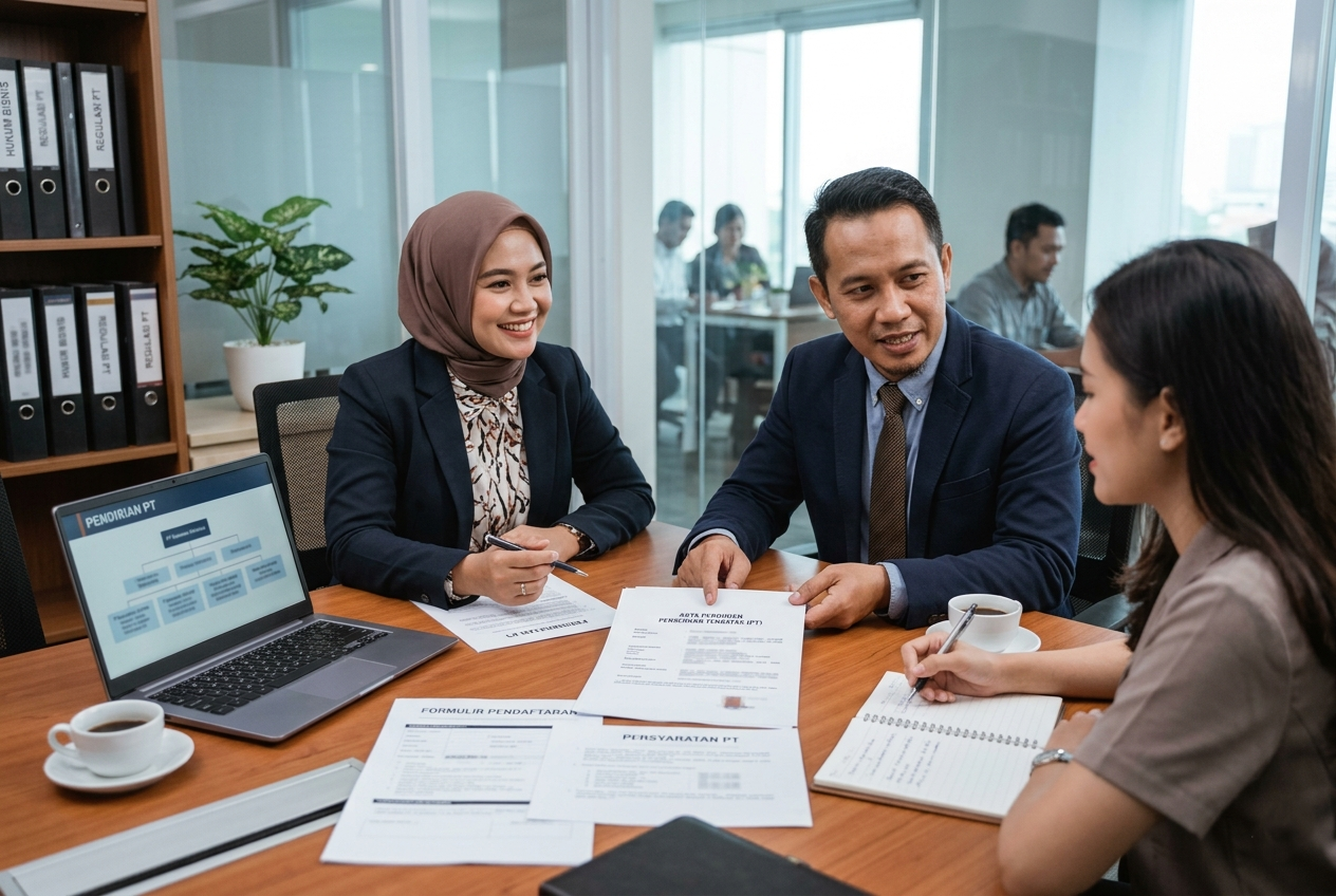 Layanan konsultasi pendirian badan usaha PT profesional